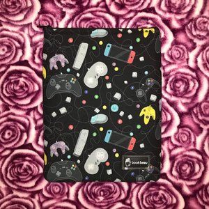 Video Game Gamer Pattern Book Beau Sleeve 8.5 x 11